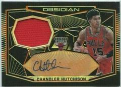Chandler Hutchison Basketball Cards 2018 Panini Obsidian Rookie Jersey Autographs Prices