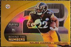 Najee Harris [Gold] #BTN-NHA Football Cards 2021 Panini Playoff Behind the Numbers Prices