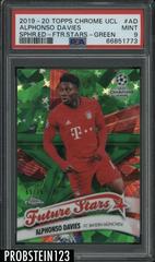 Alphonso Davies [Green] #FS-AD Soccer Cards 2019 Topps Chrome UEFA Champions League Sapphire Future Stars Prices