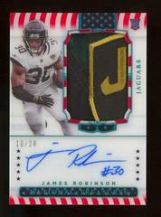 James Robinson [Patch Autograph Stars & Stripes] #204 Football Cards 2020 Panini National Treasures Prices