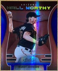 Randy Johnson [Spectrum Blue] Baseball Cards 2022 Panini Absolute Hall Worthy Prices