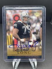 Howie Long [Gold] Football Cards 2000 Upper Deck Legends Autographs Prices
