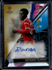 Anthony Elanga [Gold] Soccer Cards 2021 Topps Finest UEFA Champions League Autographs Prices