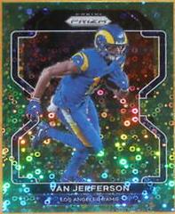 Van Jefferson [Neon Green Prizm] #64 Football Cards 2021 Panini Prizm No Huddle Prices