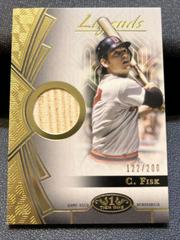 Carlton Fisk #T1LR-CF Baseball Cards 2023 Topps Tier One Legends Relics Prices