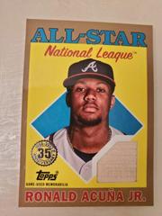 Ronald Acuna Jr. [Gold] #88ASR-RA Baseball Cards 2023 Topps 1988 All Star Relics Prices
