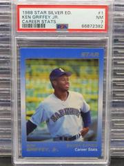 Ken Griffey Jr. [Career Stats] #1 Baseball Cards 1988 Star Silver Edition Prices