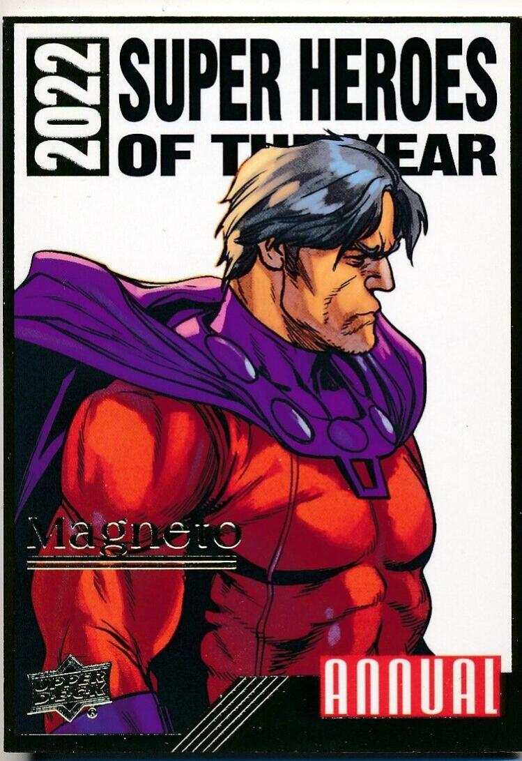 Magneto #MI-4 Marvel 2022 Upper Deck Annual Super Heroes of the Year