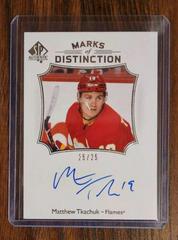 Matthew Tkachuk #MD-MT Hockey Cards 2021 SP Authentic Marks of Distinction Autographs Prices
