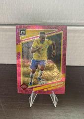 Rodrygo [Pink Laser] #24 Soccer Cards 2021 Panini Donruss Road to Qatar Prices