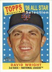 David Wright #480 Baseball Cards 2007 Topps Heritage Prices