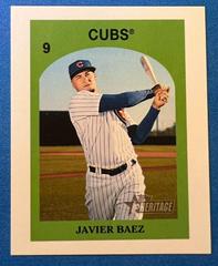 Javier Baez #9 Baseball Cards 2021 Topps Heritage Venezuela Stamps Prices