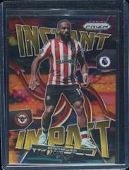 Bryan Mbeumo [Gold] Soccer Cards 2022 Panini Prizm Premier League Instant Impact Prices