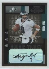 Andy Hall [Autograph] #103 Football Cards 2004 Playoff Contenders Prices