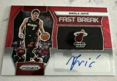 Nikola Jovic #17 Basketball Cards 2023 Panini Prizm Fast Break Autograph Prices