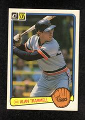 Alan Trammell #207 Baseball Cards 1983 Donruss Prices