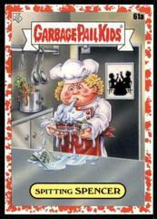 Spitting SPENCER [Red] #61a Garbage Pail Kids Food Fight Prices