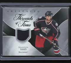 Brandon Saad #TT-BS Hockey Cards 2023 Upper Deck Artifacts Threads of Time Prices