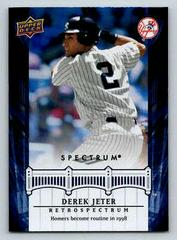 Derek Jeter #DJ27 Baseball Cards 2008 Upper Deck Spectrum Jeter Retrospectrum Prices