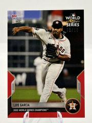 Luis Garcia [Red] #WS-5 Baseball Cards 2022 Topps Now World Series Champions Prices