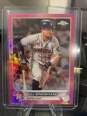 Alex Bregman [Pink] #44 Baseball Cards 2022 Topps Chrome Logofractor Prices