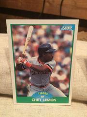 Chet Lemon #44 Baseball Cards 1989 Score Prices