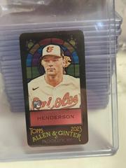 Gunnar Henderson [Mini Stained Glass] Baseball Cards 2023 Topps Allen & Ginter Prices
