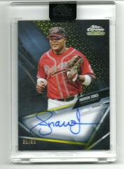 Andruw Jones [Gold Refractor] Baseball Cards 2021 Topps Chrome Black Autographs Prices