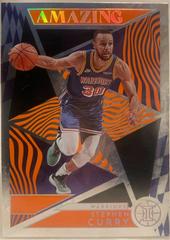 Stephen Curry [Orange] #6 Basketball Cards 2021 Panini Illusions Amazing Prices