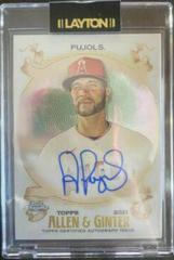 Albert Pujols #AGA-AP Baseball Cards 2021 Topps Allen & Ginter Chrome Autographs Prices