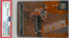 Kevin Durant [Orange] #6 Basketball Cards 2021 Panini Illusions Chasing the Hall Prices