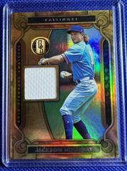 Jackson Holliday #GSS-JH Baseball Cards 2023 Panini Chronicles Gold Standard Swatches Prices