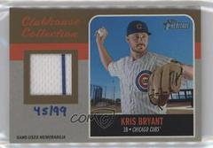 Kris Bryant [Gold] Baseball Cards 2019 Topps Heritage Clubhouse Collection Relics Prices