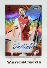Dusan Tadic [Red Refractor] Soccer Cards 2020 Topps Finest UEFA Champions League Autographs Prices