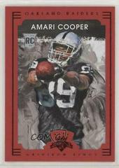 Amari Cooper [Red Frame] #138 Football Cards 2015 Panini Gridiron Kings Prices