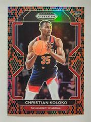 Christian Koloko #77 Basketball Cards 2022 Panini Prizm Draft Picks Prices