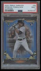 Spencer Torkelson [Sapphire] #58 Baseball Cards 2022 Topps Triple Threads Prices