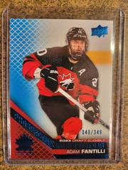 Adam Fantilli [Blue] #PM-8 Hockey Cards 2022 Upper Deck Team Canada Juniors Prospectus Momentous Prices