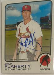 Jack Flaherty #ROA-JF Baseball Cards 2022 Topps Heritage Real One Autographs Prices