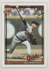 Ben McDonald #497 Baseball Cards 1991 Topps Desert Shield Prices