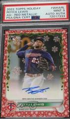 Royce Lewis [Red Metallic] Baseball Cards 2022 Topps Holiday Autographs Prices