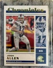 Josh Allen [Gold] #1 Football Cards 2022 Panini Chronicles Prices