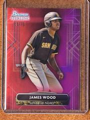 James Wood [Magenta] #BSP-57 Baseball Cards 2022 Bowman Sterling Prices