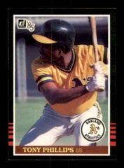 Tony Phillips Baseball Cards 1985 Donruss Prices