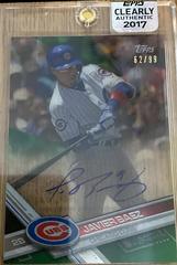 Javier Baez [Green] Baseball Cards 2017 Topps Clearly Authentic Autographs Prices