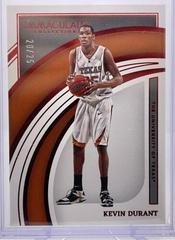 Kevin Durant [Red] #2 Basketball Cards 2022 Panini Immaculate Collection Collegiate Prices