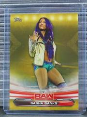 Sasha Banks [Gold] Wrestling Cards 2019 Topps WWE RAW Prices