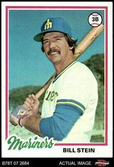 Bill Stein #476 Baseball Cards 1978 Topps Prices