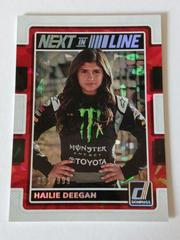 Hailie Deegan [Cracked Ice] #NEXT3 Racing Cards 2018 Panini Donruss Nascar Next in Line Prices