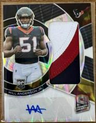Will Anderson Jr. [Supernova] #20 Football Cards 2023 Panini Spectra Radiant Rookie Patch Signature Prices